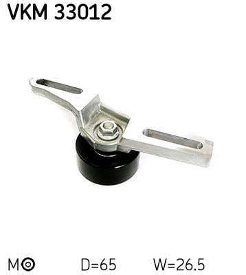 Rolo tensor da correia trapezoidal estriada SKF ref. VKM 33012